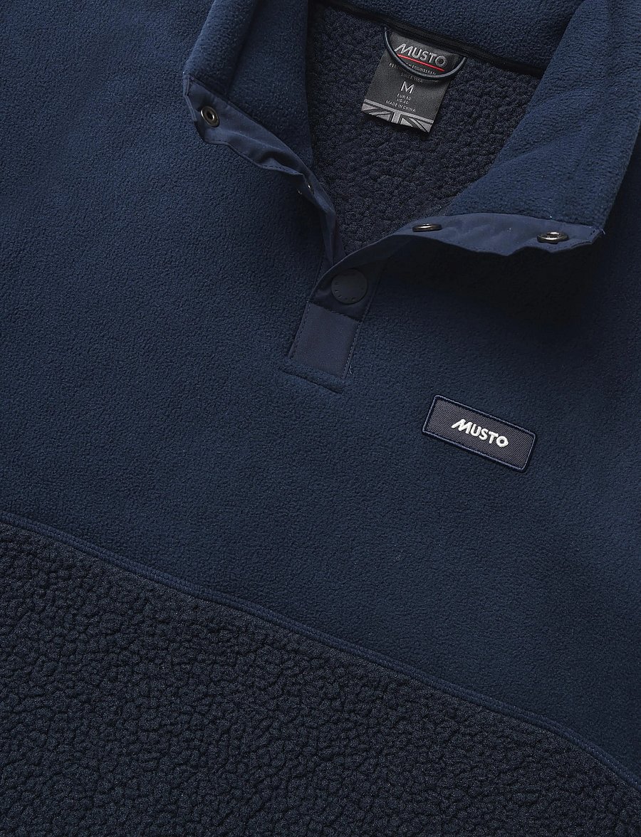 Musto - M COVE DEEP PILE FLEECE - fleece & midlayer - navy - 2