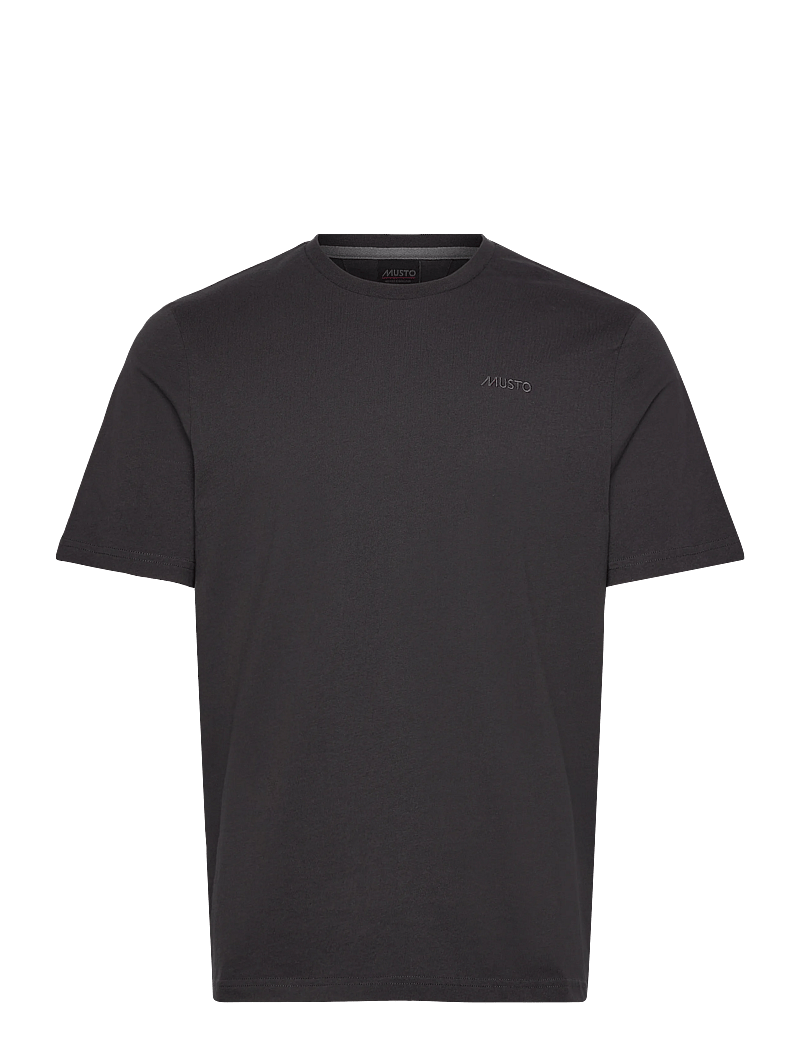 Musto - M CLASSIC LOGO TEE - tops & t-shirts - carbon - 0