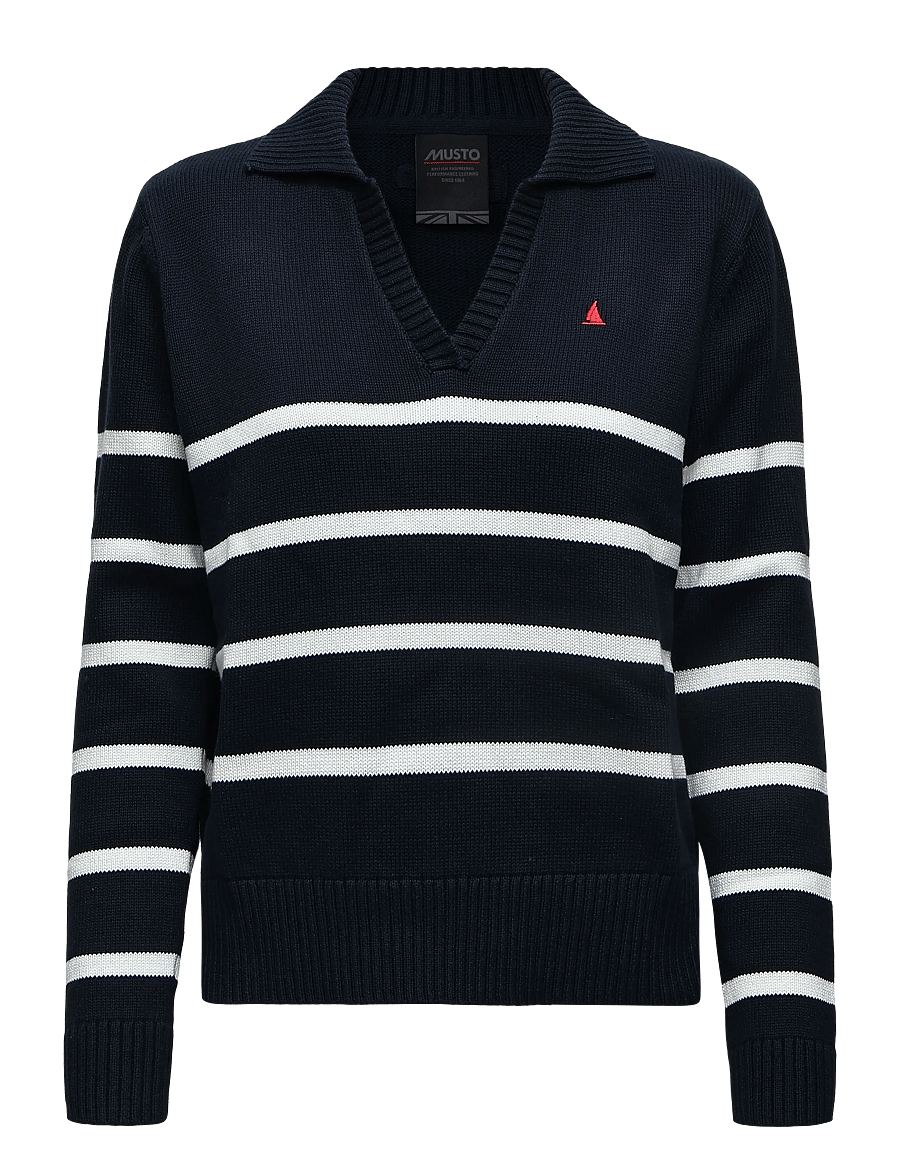 Musto - W ORIGINAL MARINE KNIT - sweatshirts - navy - 0