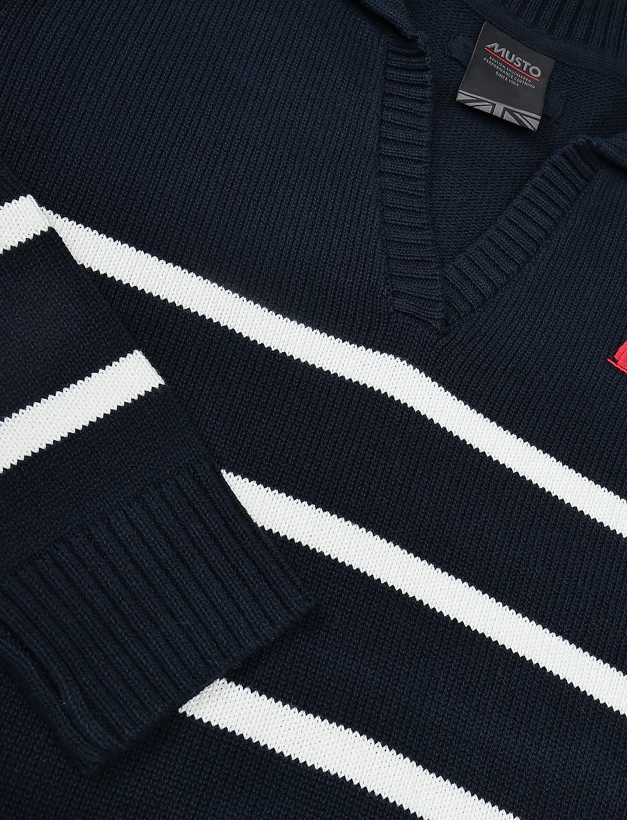 Musto - W ORIGINAL MARINE KNIT - sweatshirts - navy - 2