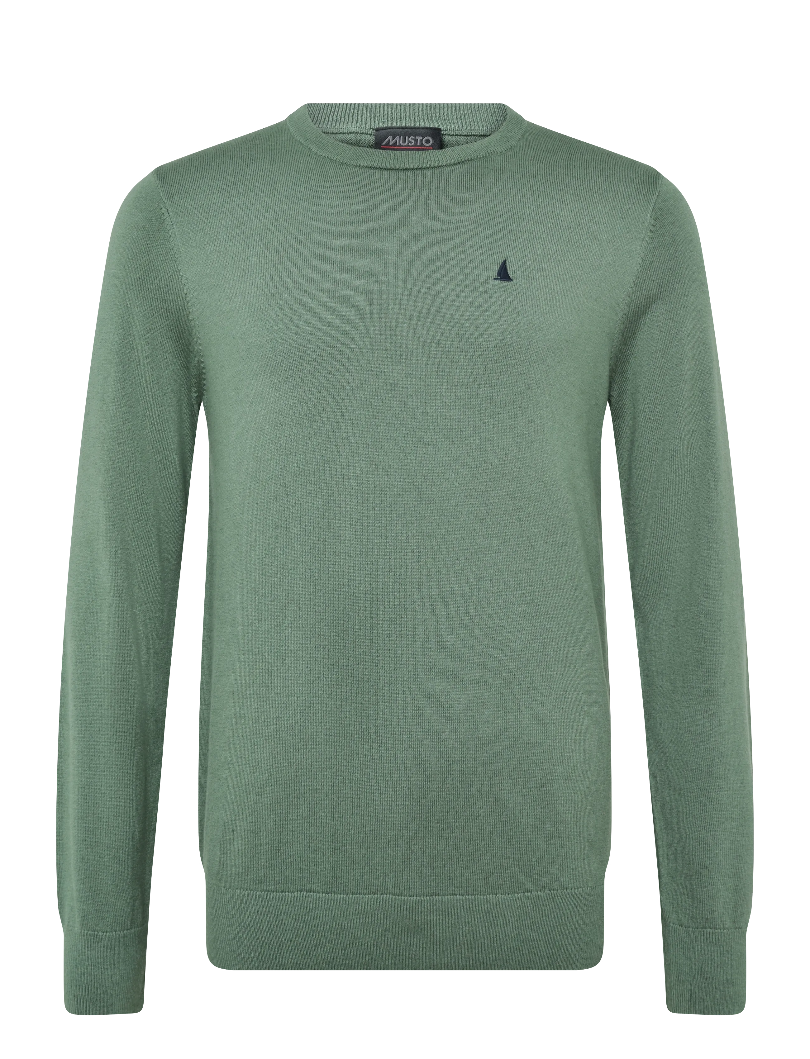 Musto M ORIGINAL LITE CREW KNIT - Streetstyle - PANGEA GREE / khaki/green