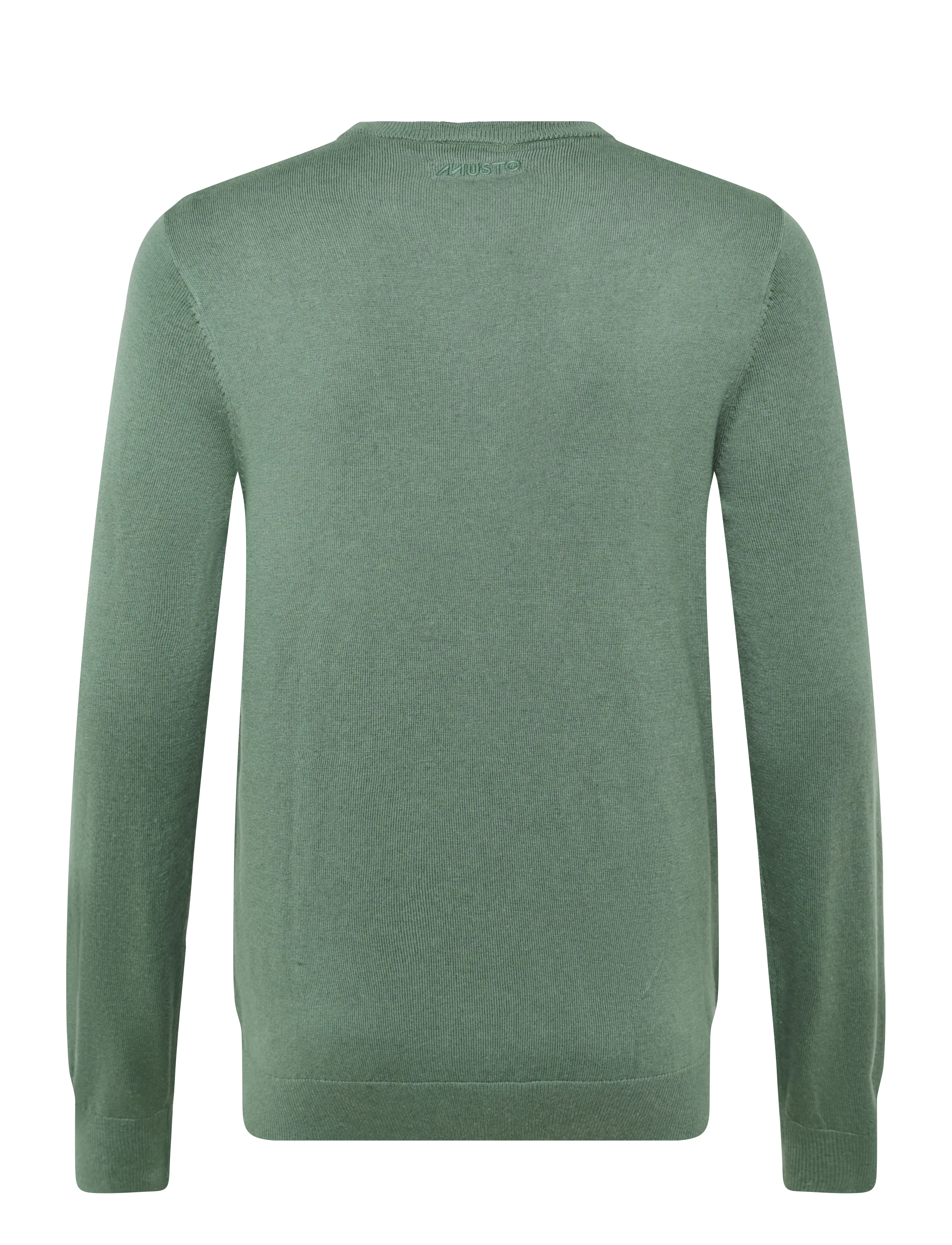 Musto - M ORIGINAL LITE CREW KNIT - sweatshirts - pangea gree - 1