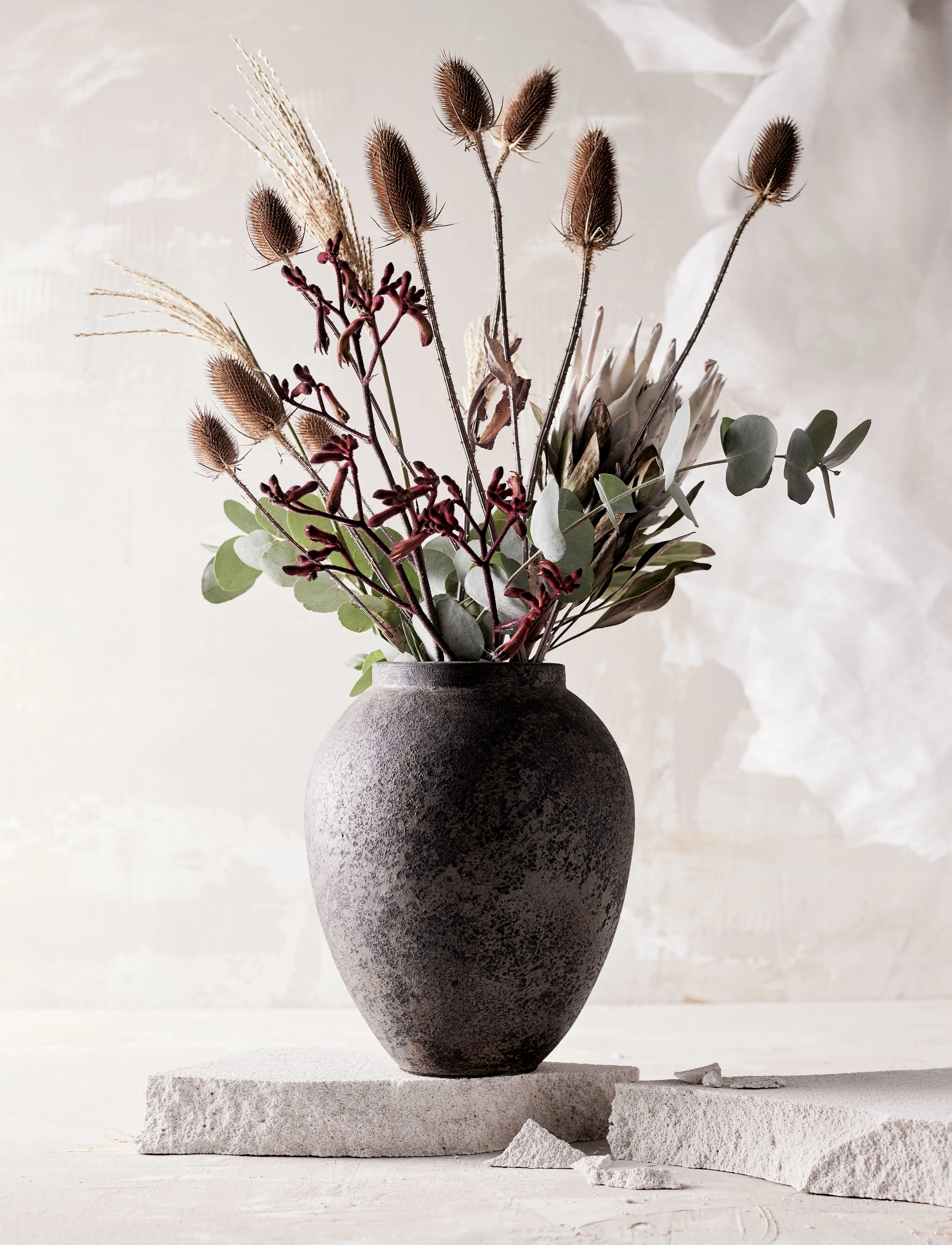 Muubs Memory 28, H28 cm, Brown, Dekoration > Blomsterpotter, Unisex