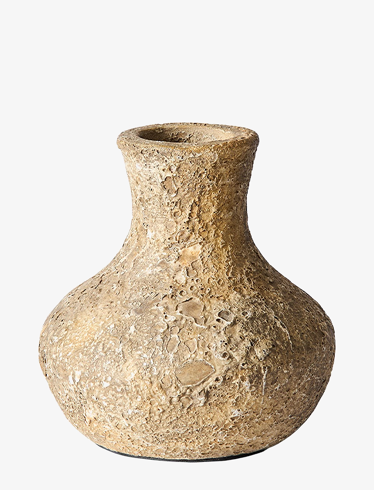 Muubs Eris Vase, Porcelænsfigur og -skulptur, Beige, Str: Ø8X19CM