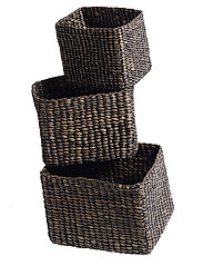 Muubs - Basket Keep it all S/3 - storage baskets - black - 1