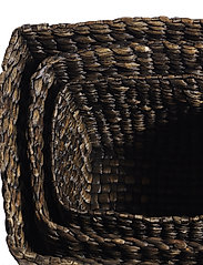 Muubs - Basket Keep it all S/3 - sandėliavimo krepšeliai - black - 2