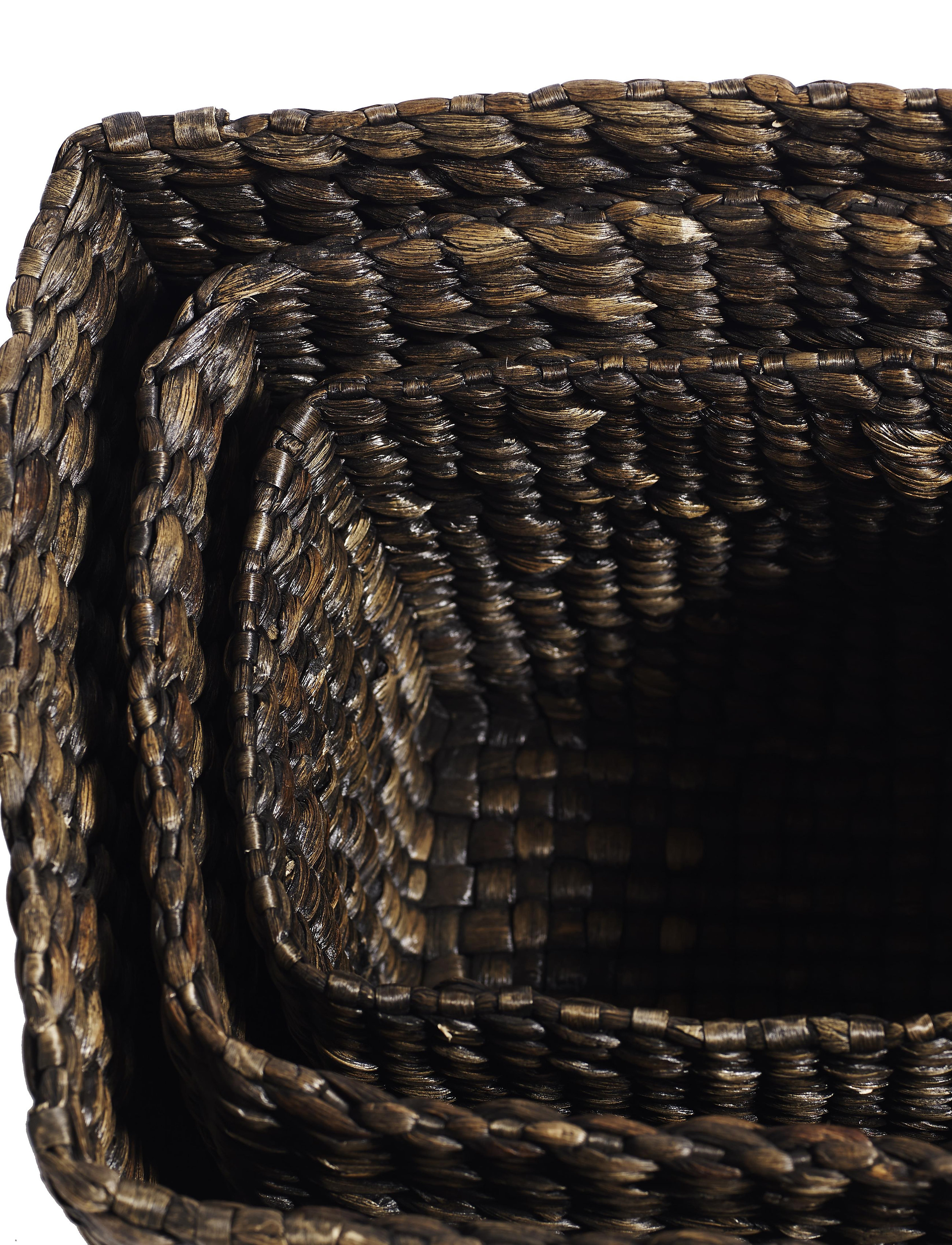 Muubs - Basket Keep it all S/3 - paniers de stockage - black - 2