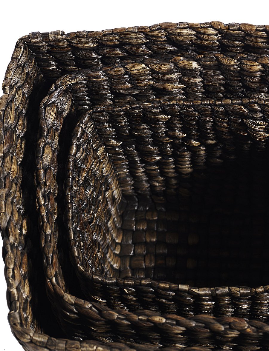 Muubs - Basket Keep it all S/3 - aufbewahrungskörbe - black - 2