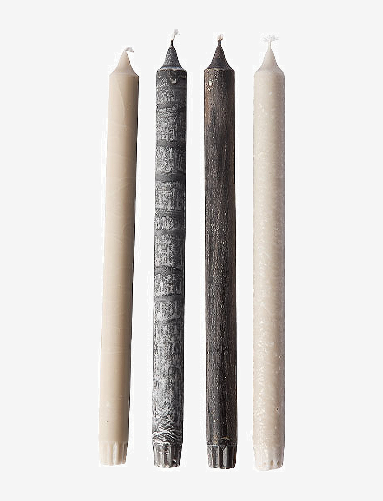Muubs - Candles Yoro -set - 4 pcs - kronljus - grey - 1
