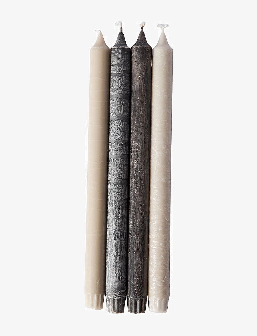 Muubs - Candles Yoro -set - 4 pcs - tischkerzen - grey - 2