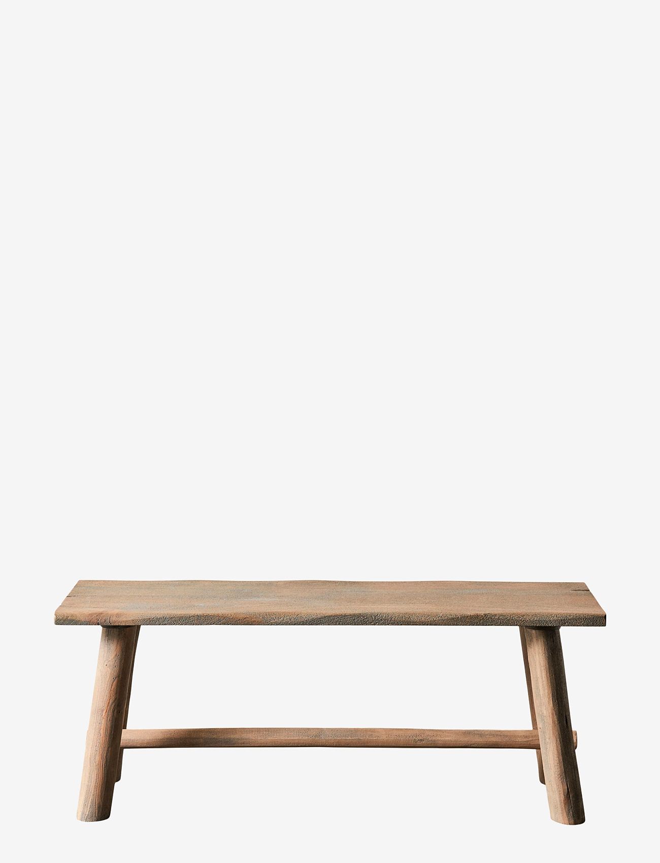 Muubs - Bench Raja - Grey/brown - hocker & bänke - brown - 0
