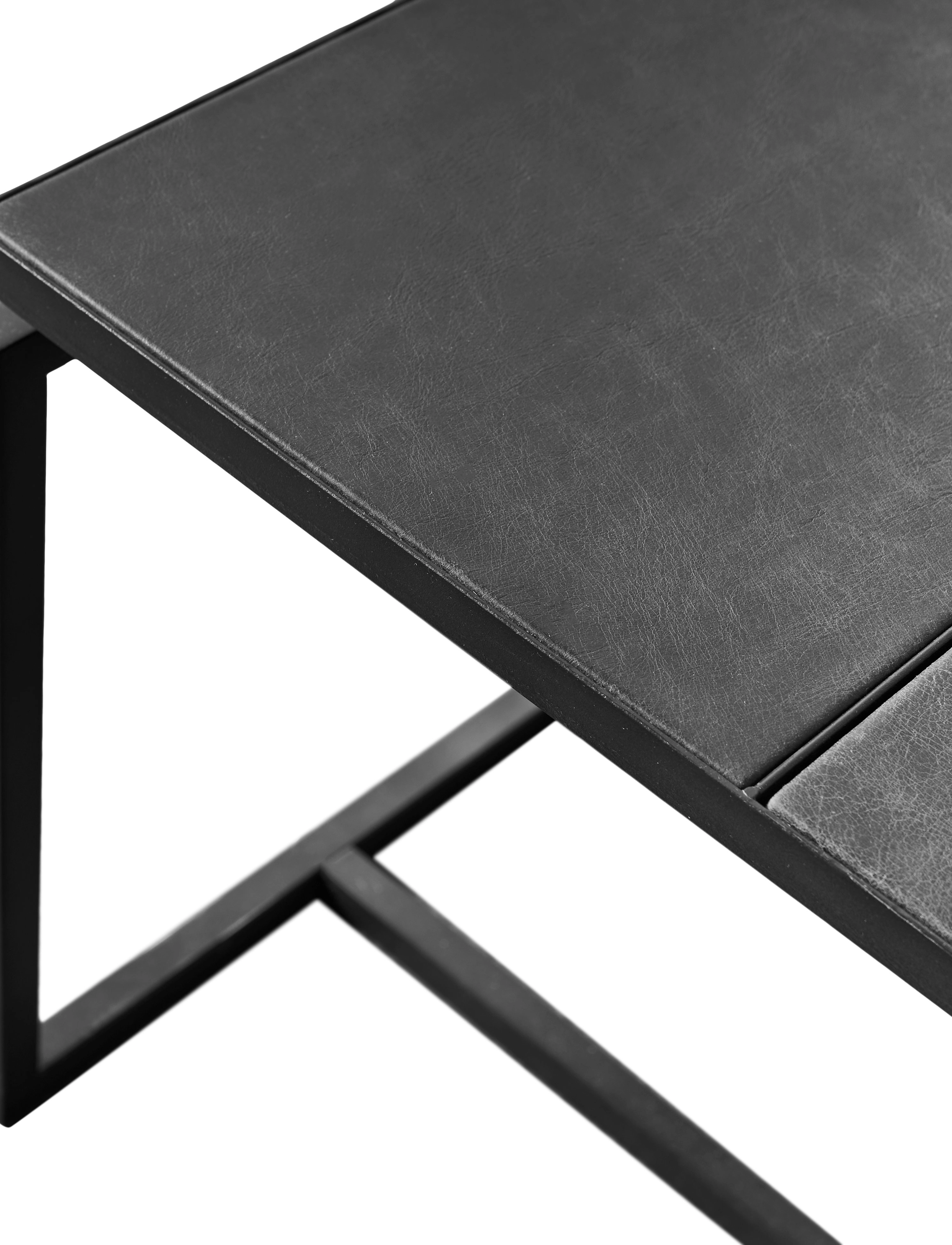 Muubs - Sofabord Austin Square - sofaborde - black - 3