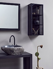 Muubs - Cabinet Atlanta S - Black w/grey glass - storage & shelves - black/smoked glass - 4