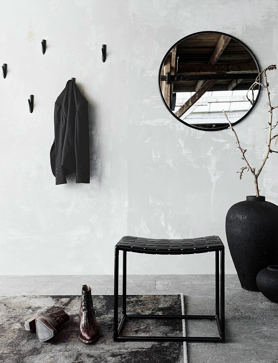 Muubs - Stool Soho - Black - hocker & bänke - black - 0