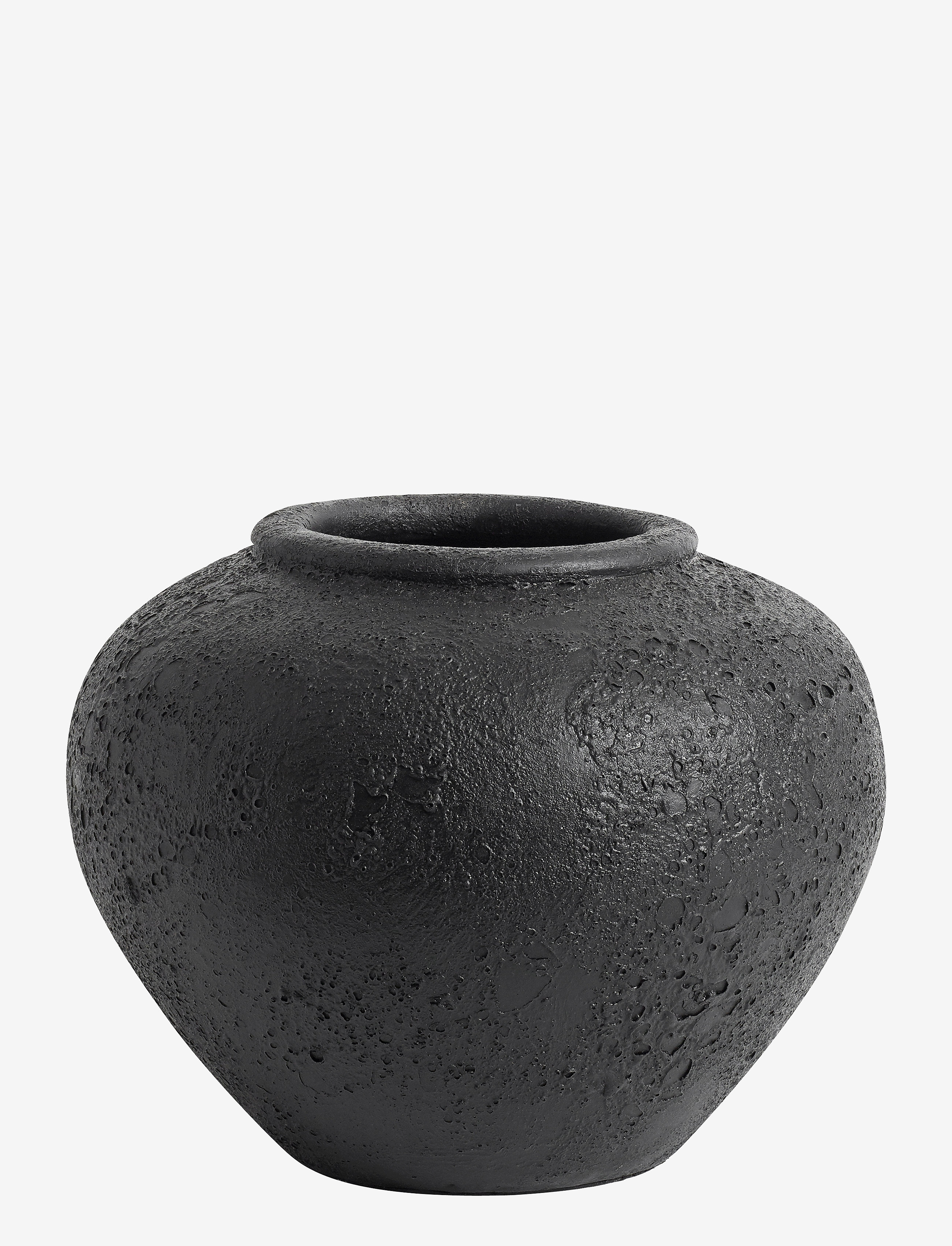 Muubs Krukke Luna Black 26, Stor vase, Sort, Str: H26CM