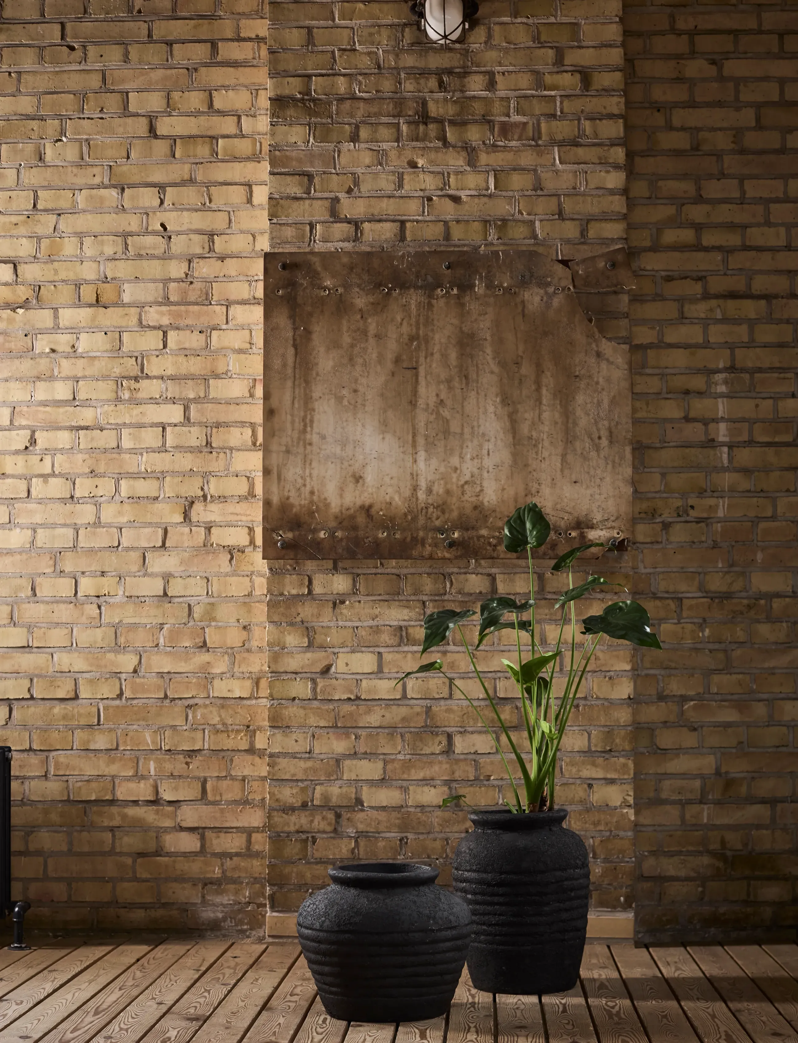 Muubs Krukke Melancholia 40, H40 cm, Vases, Schwarz - Big Homeware