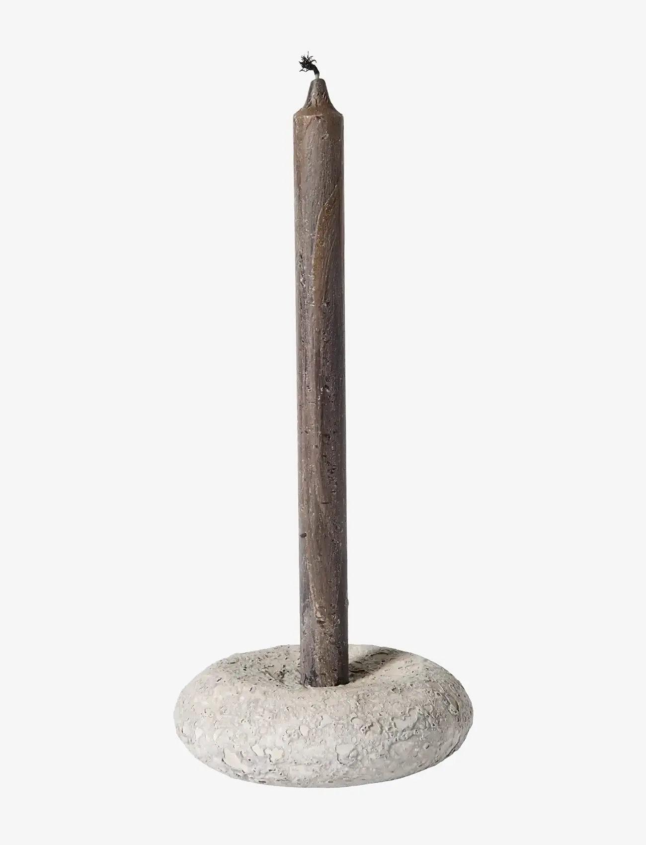Muubs - Candleholder Luna - Grey - kerzenständer - grey - 0