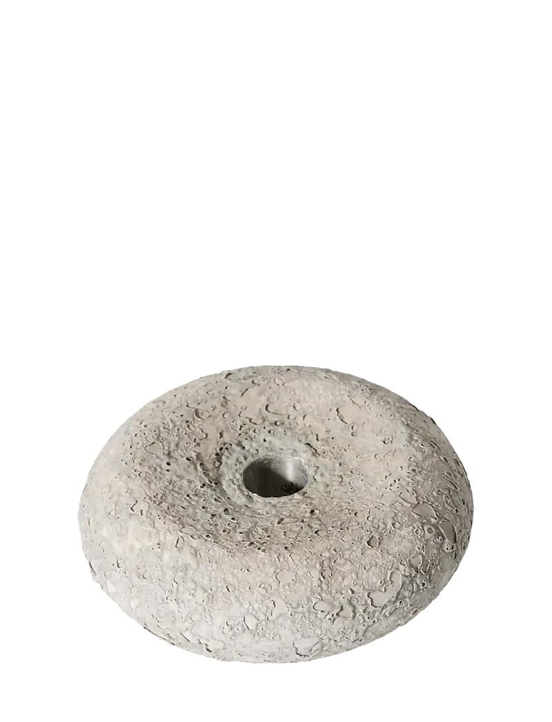 Muubs - Candleholder Luna - Grey - kerzenständer - grey - 1