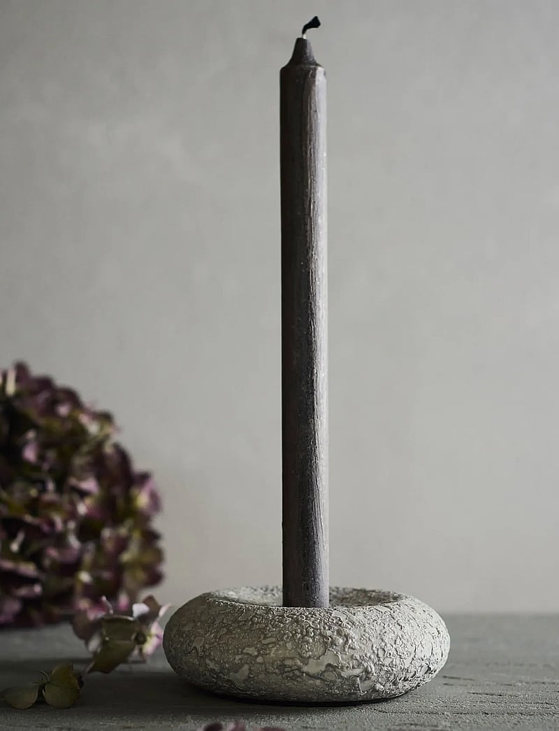 Muubs - Candleholder Luna - Grey - kerzenständer - grey - 3