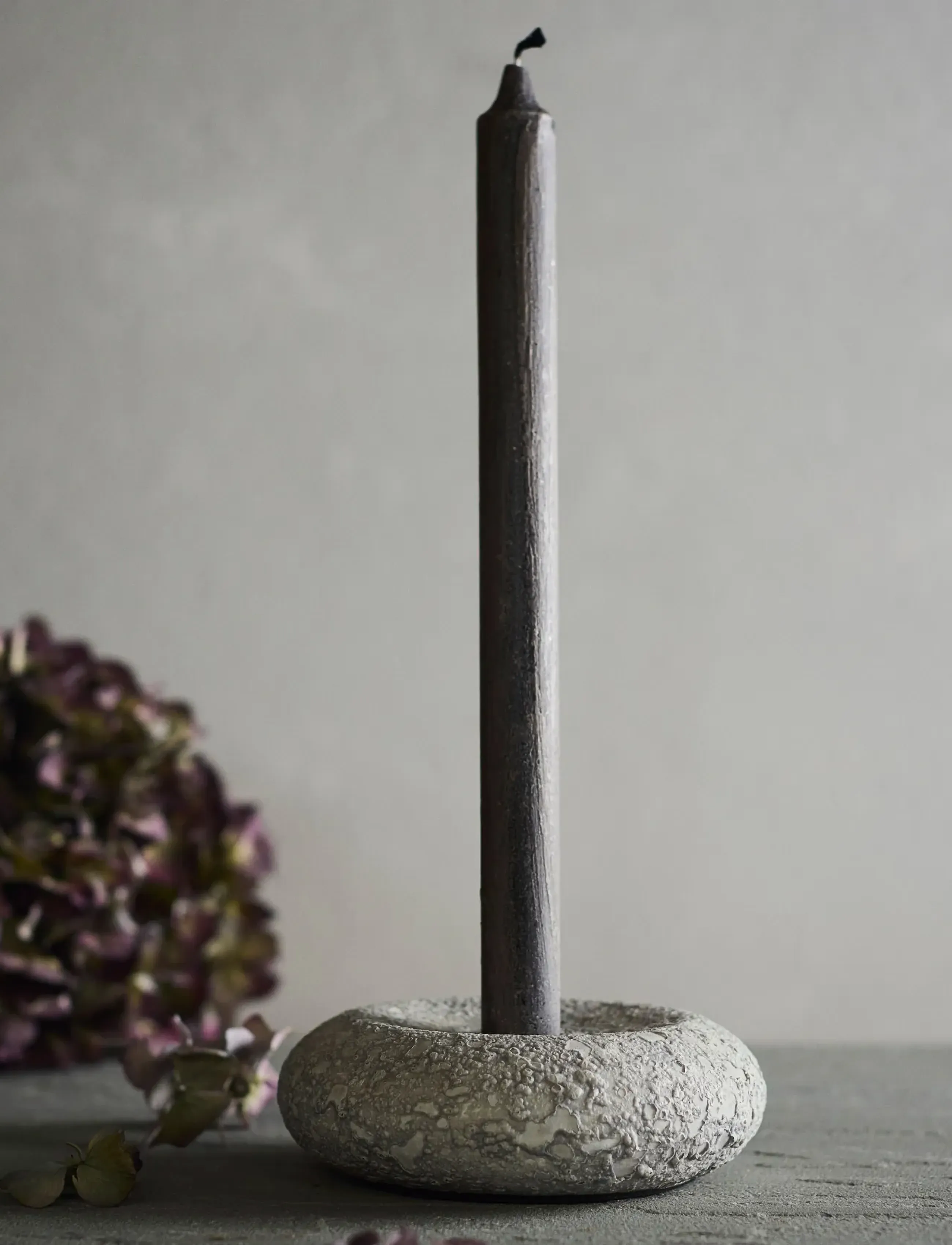 Muubs - Candleholder Luna - Grey - ljusstakar - grey - 3