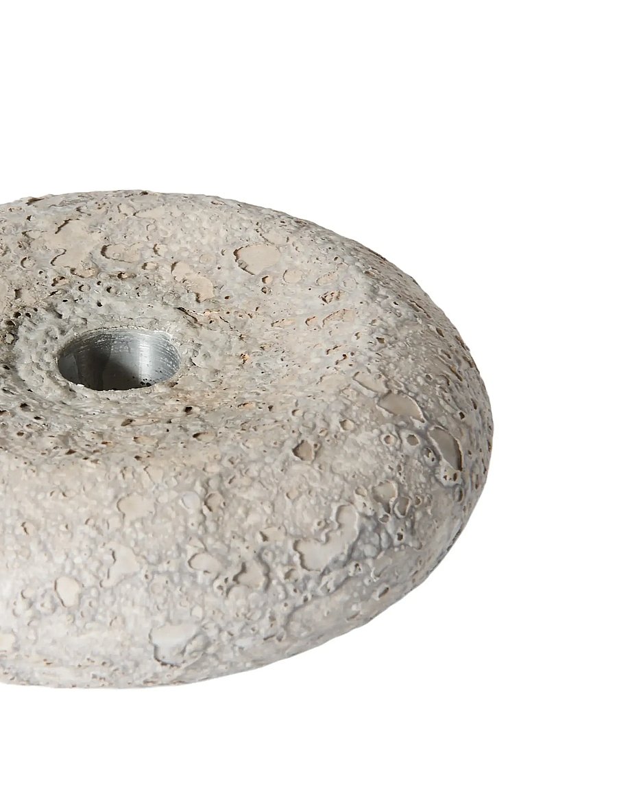 Muubs - Candleholder Luna - Grey - kerzenständer - grey - 4