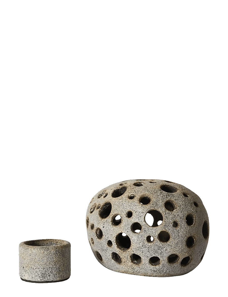 Muubs - Lantern Tsuki M - Grey - teeküünlahoidjad - grey - 3