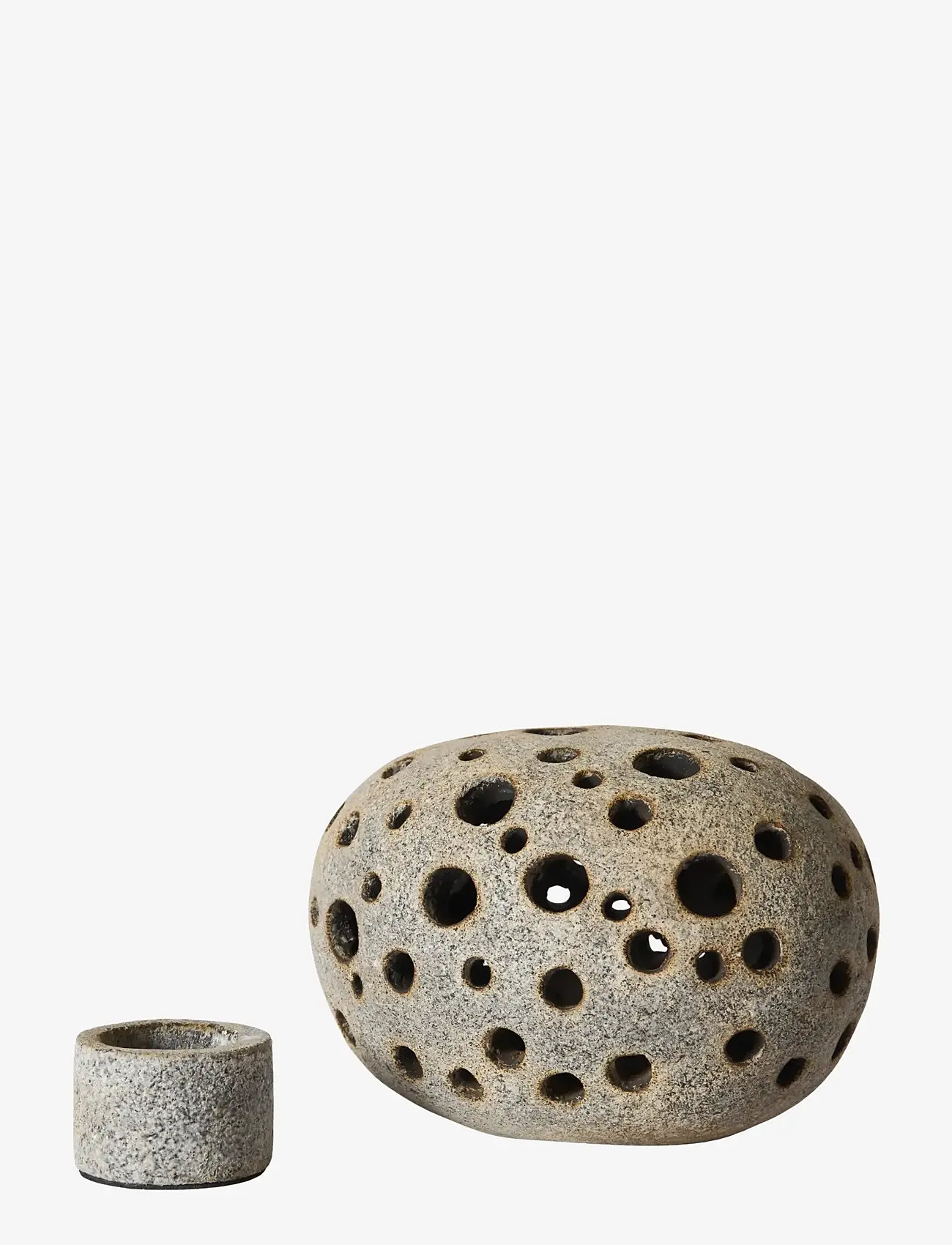 Muubs - Lantern Tsuki L - Grey - tealight holders - grey - 1