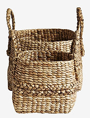 Muubs - Basket Handle S/2 - sandėliavimo krepšeliai - natur - 0