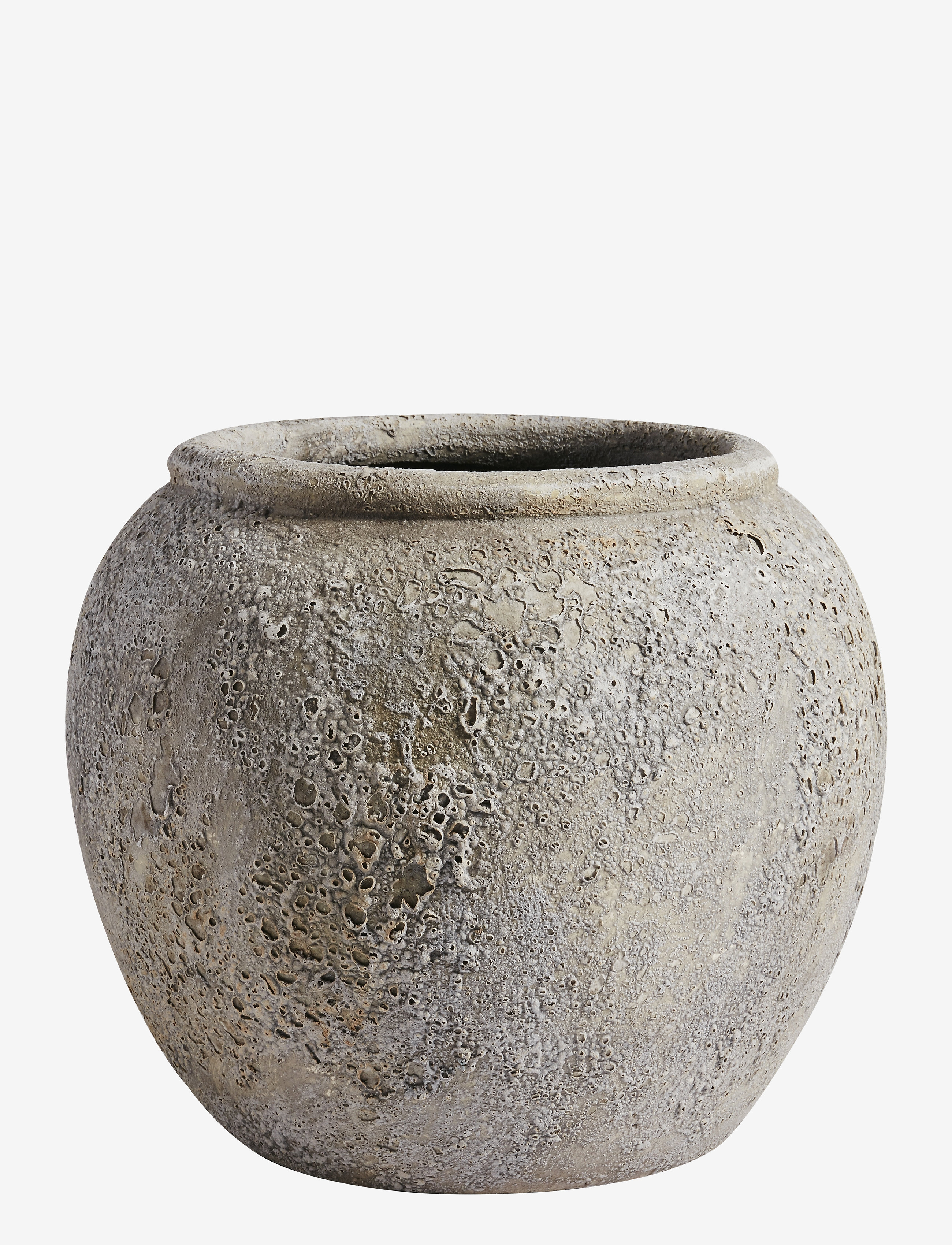 Muubs Krukke Luna Grey, Ø25X25 cm, Decoration, Grau - Flower Pots, Homeware