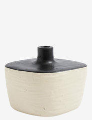 Muubs - Vase Tuto - big vases - black/creme - 0