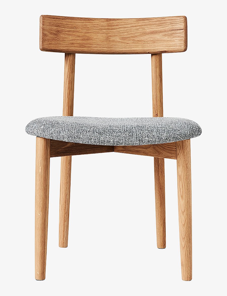 Muubs - Dining chair Tetra Nature/Concrete - stühle - natur - 0
