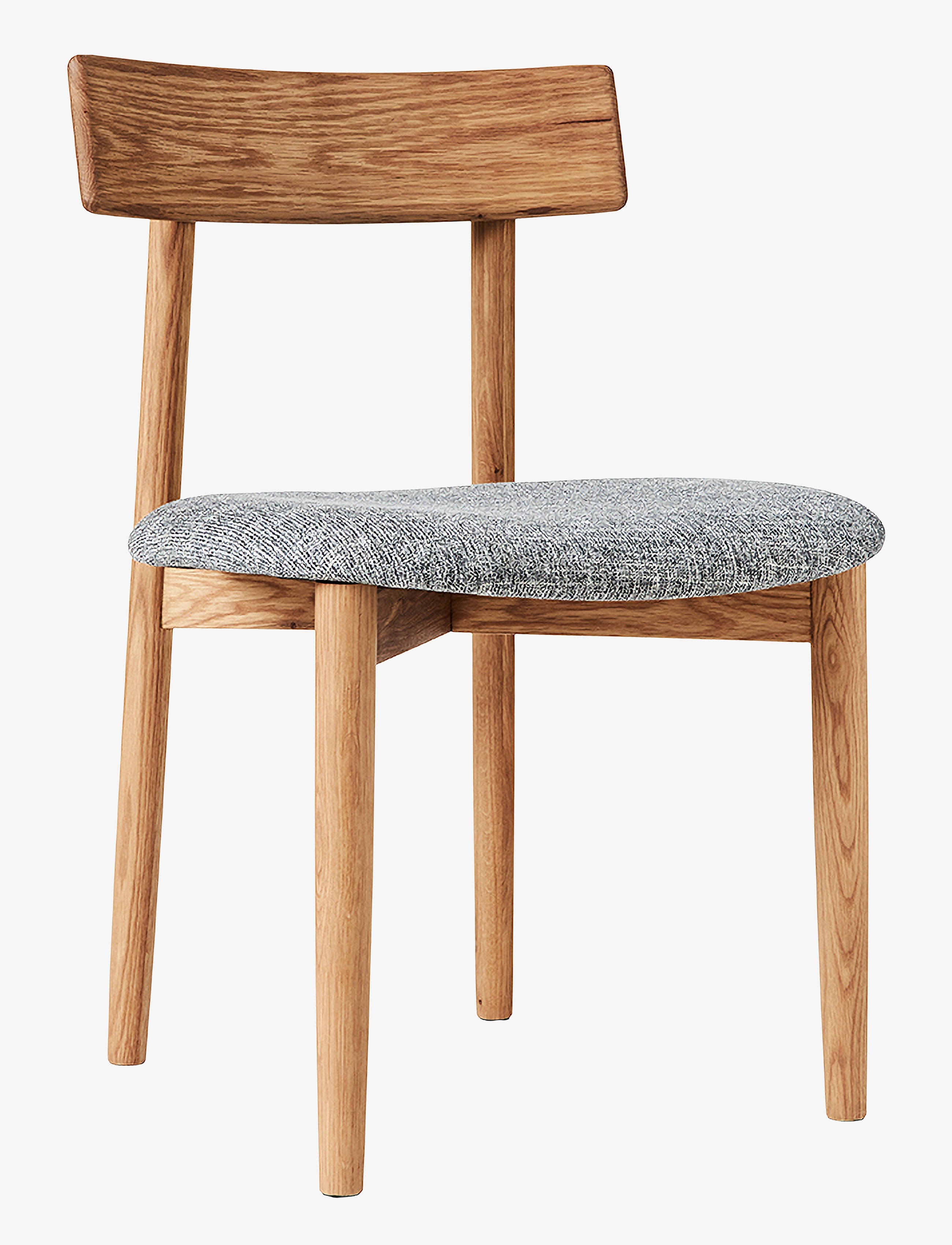 Muubs - Dining chair Tetra Nature/Concrete - chairs - natur - 1