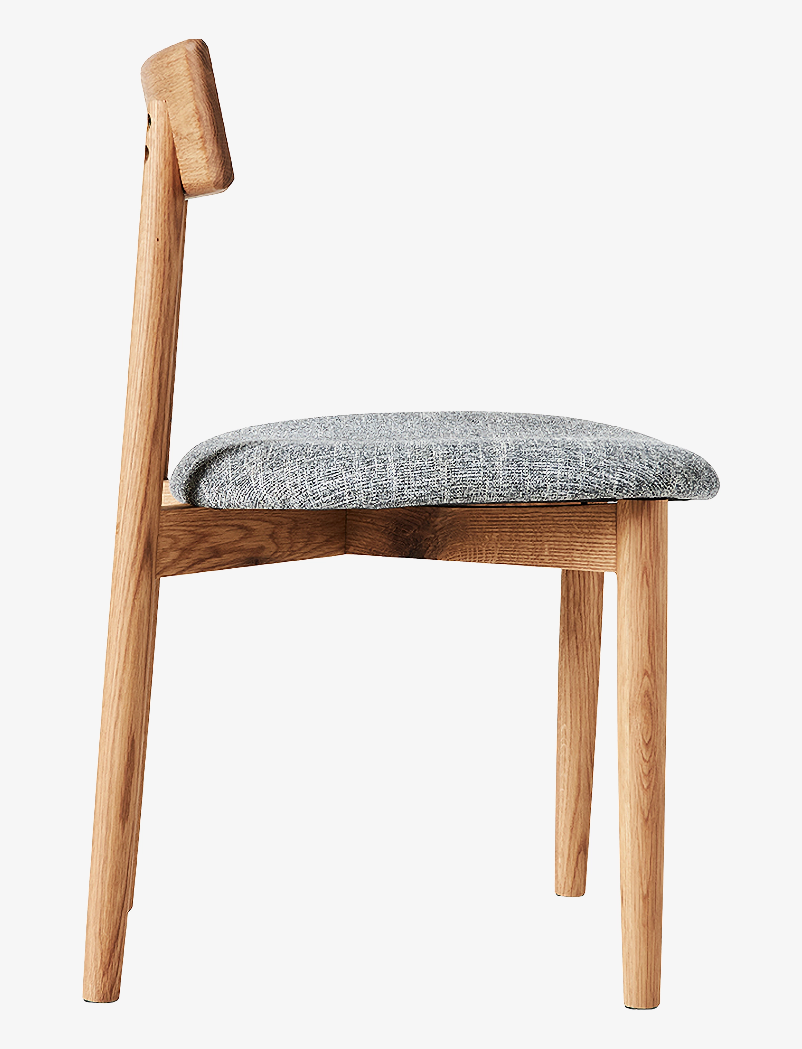 Muubs - Dining chair Tetra Nature/Concrete - chairs - natur - 2