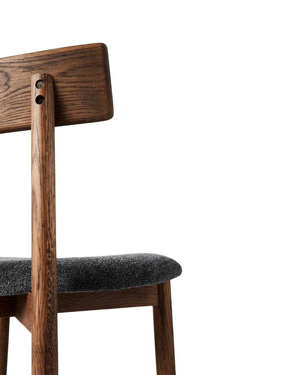 Muubs - Dining chair Tetra Brown/Granite - chairs - brown - 5