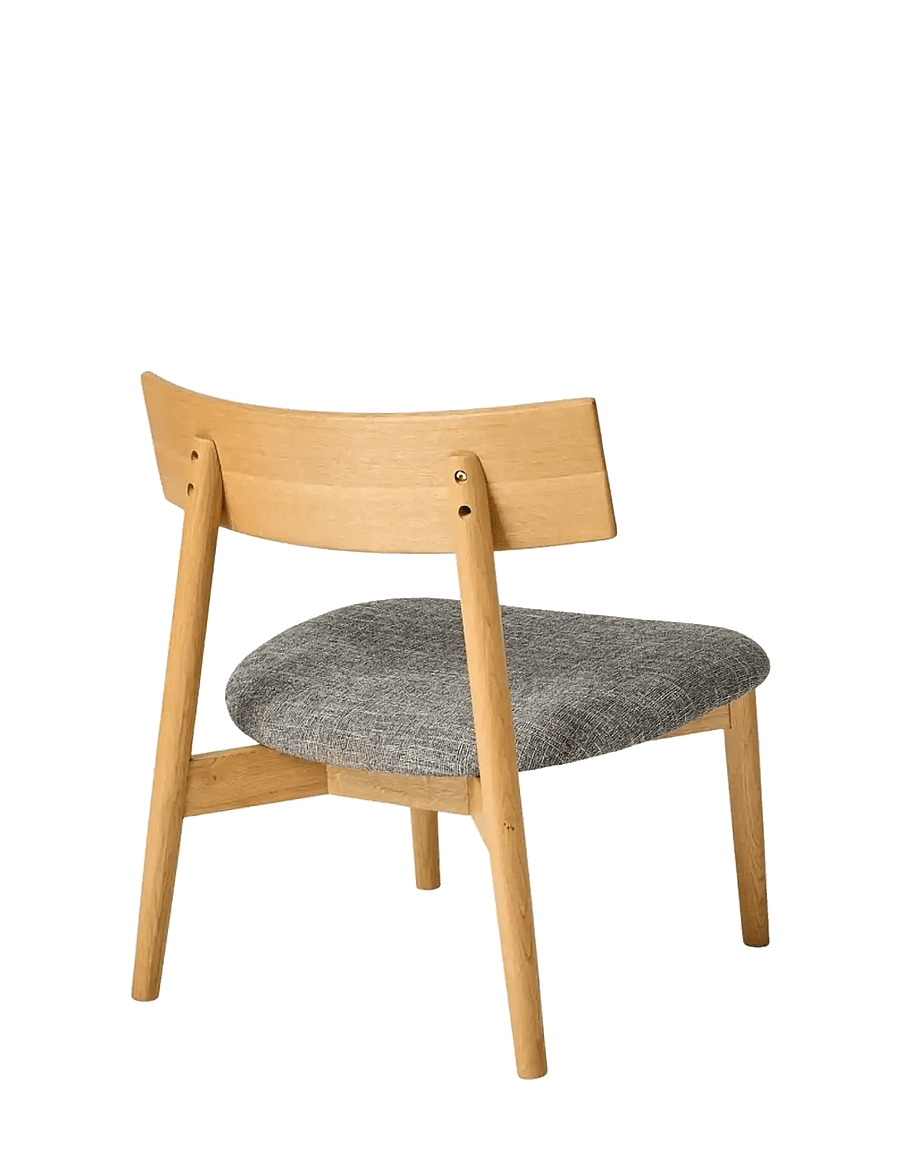 Muubs - Lounge chair Tetra - Nature Oil/Concrete - lehnstühle - nature - 3