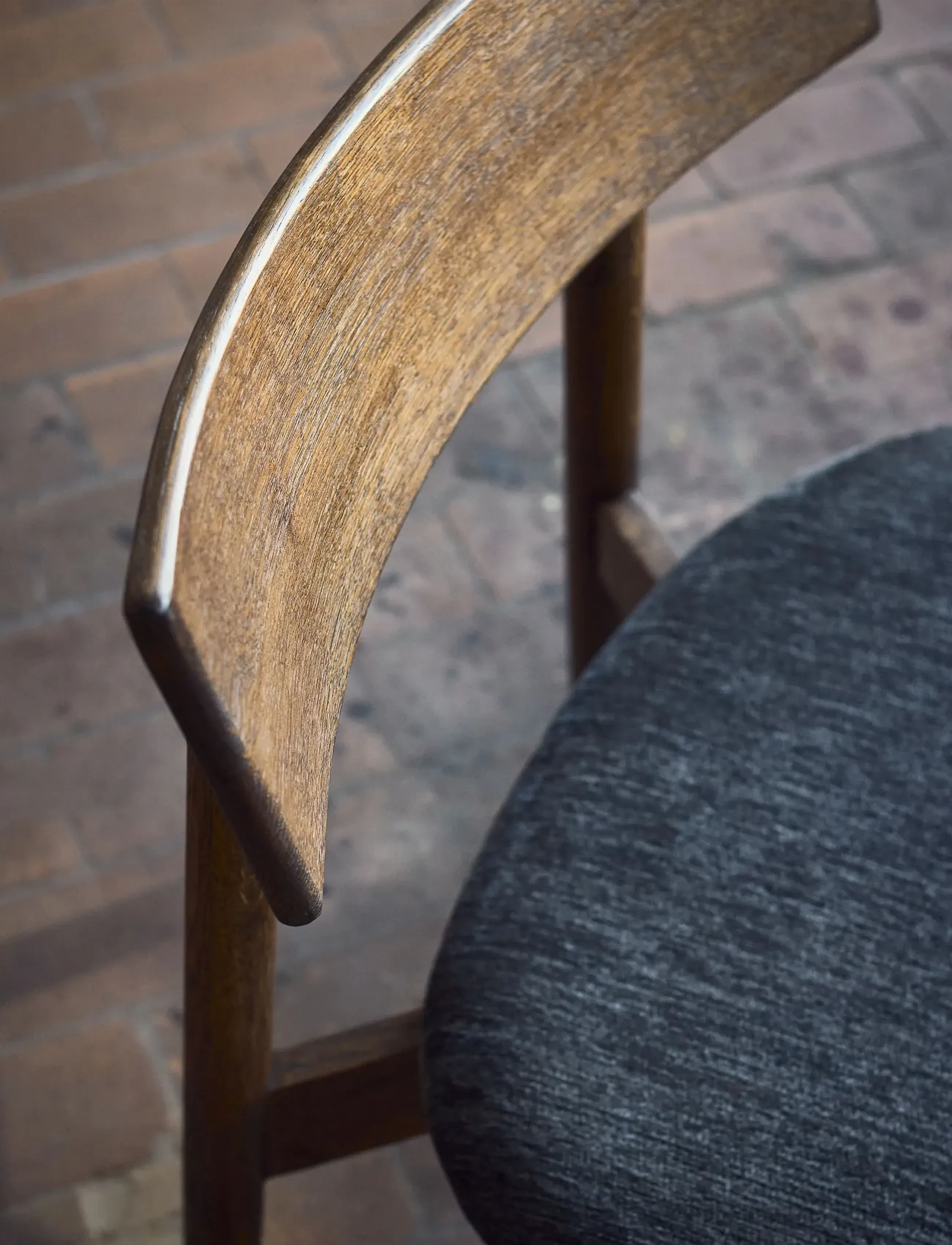 Muubs - Lounge chair Tetra -  Dark oil/Granite - lænestole - dark oil - 5