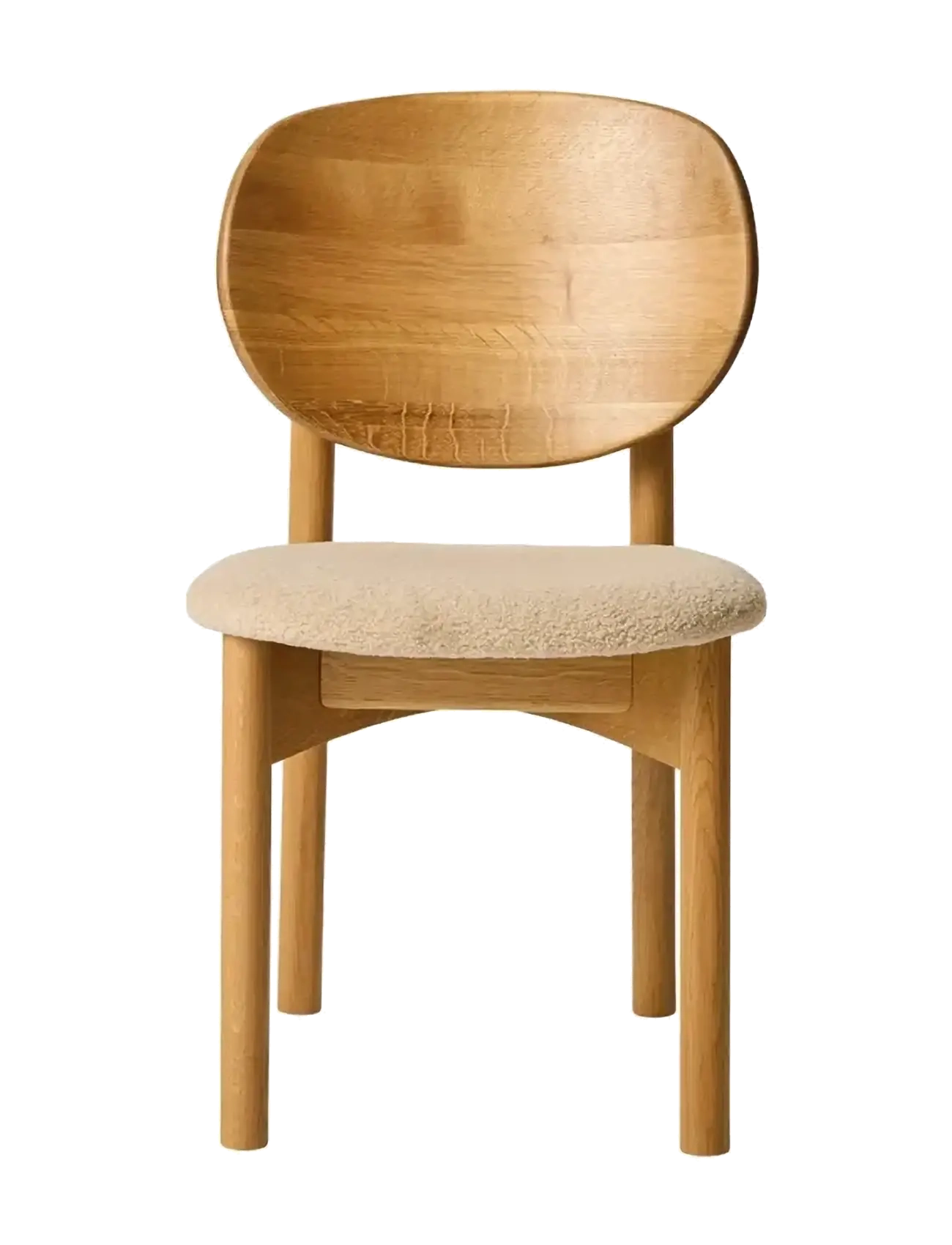 Muubs Dining chair Oka - Nature oil/Sand - Möbel - NATURE / natural