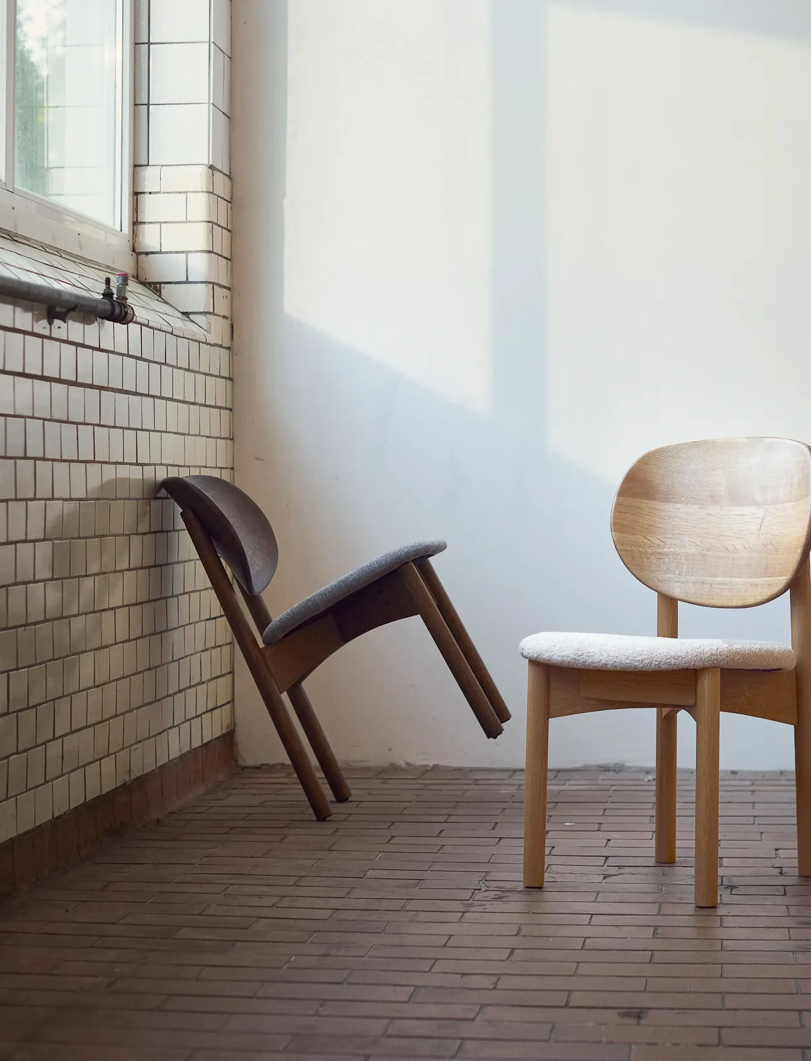 Muubs Dining Chair Oka Nature Oil/Sand, One Size, Chairs & Stools - Chairs, Homeware