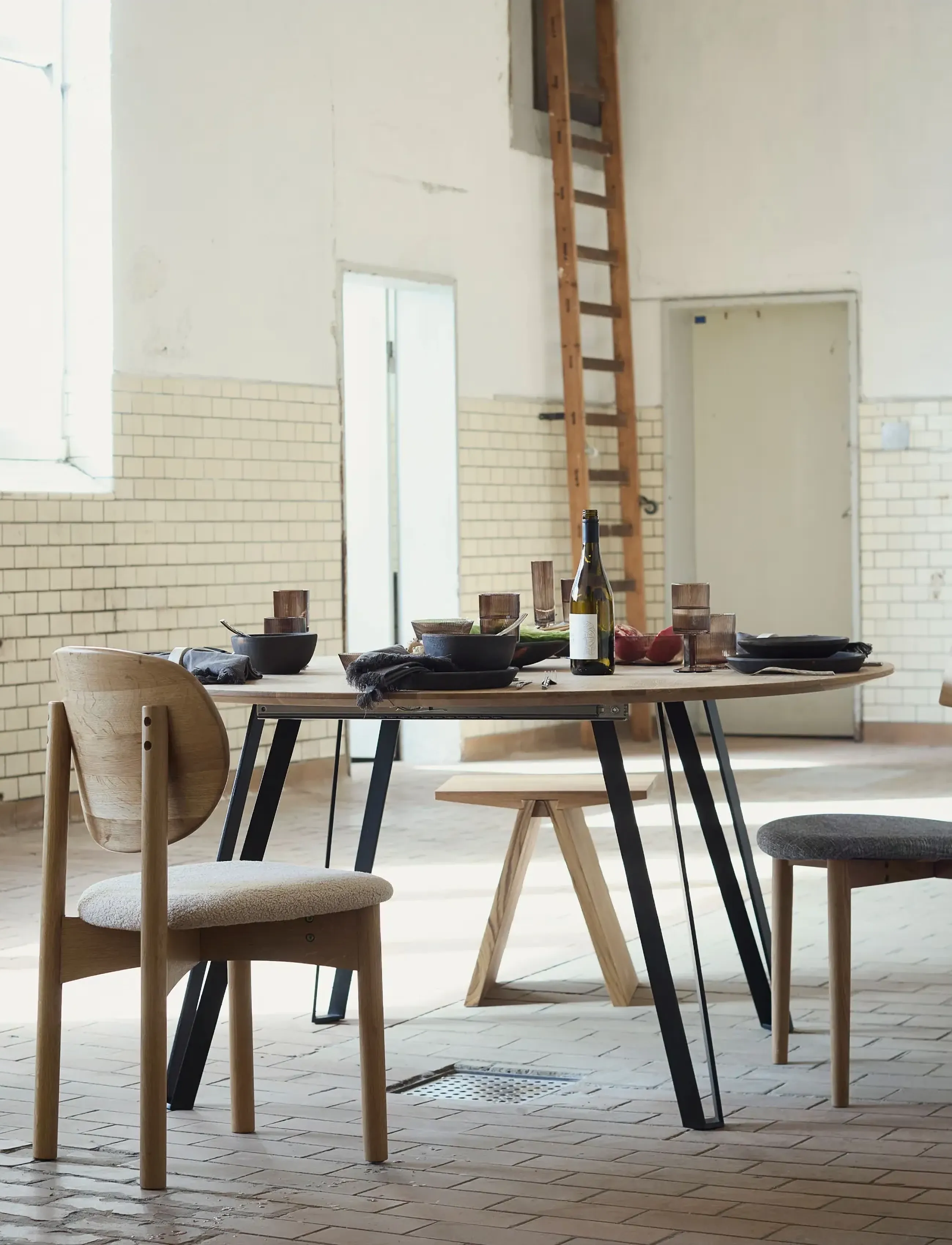Muubs - Dining chair Oka - Nature oil/Sand - nature - 4
