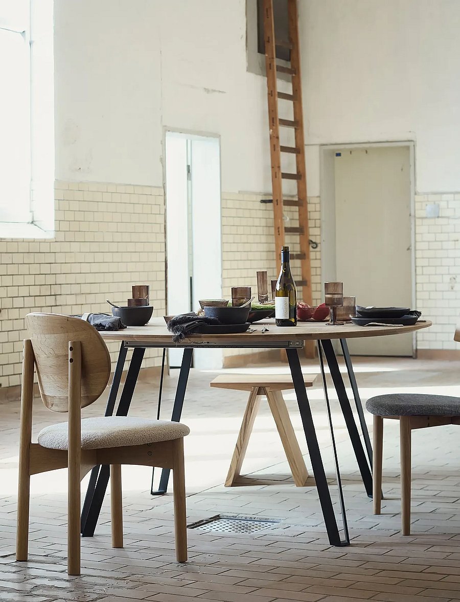 Muubs - Dining chair Oka - Nature oil/Sand - nature - 4