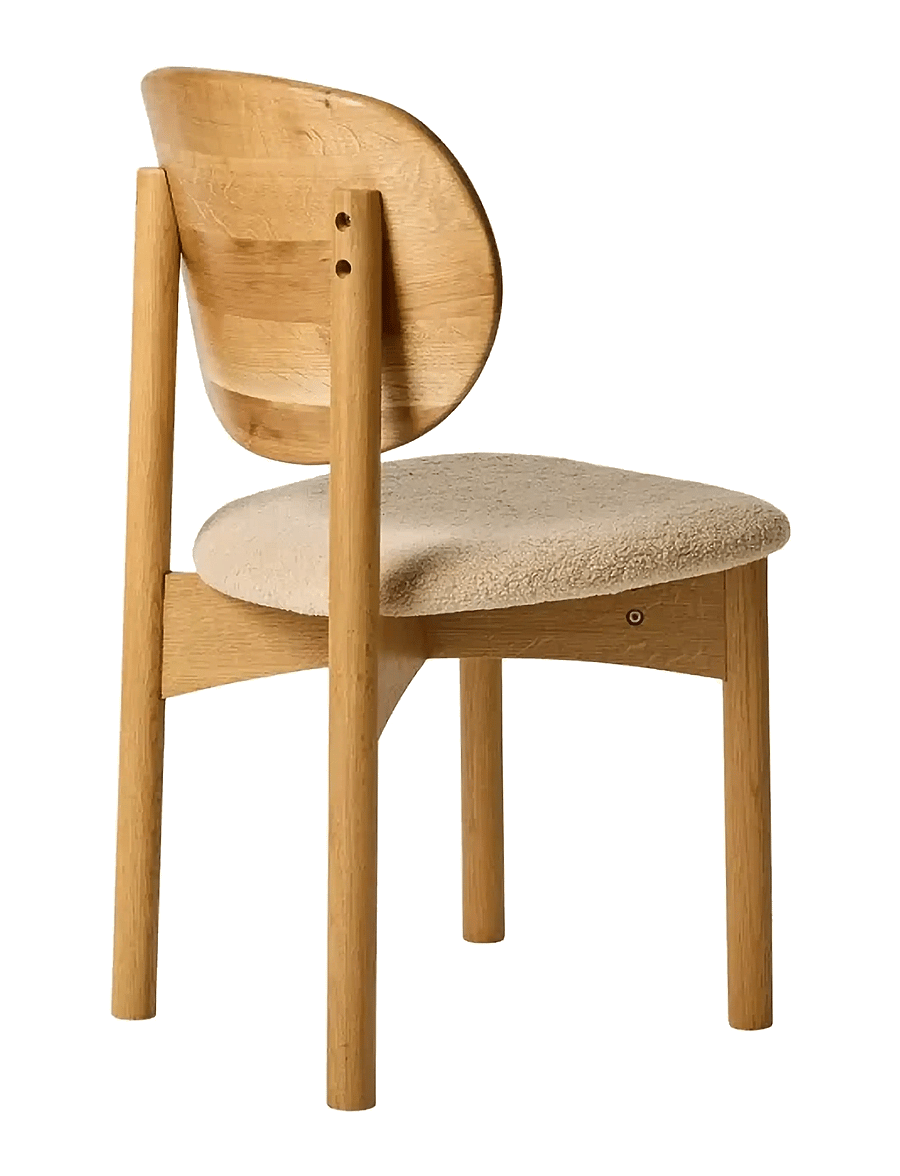 Muubs - Dining chair Oka - Nature oil/Sand - nature - 3