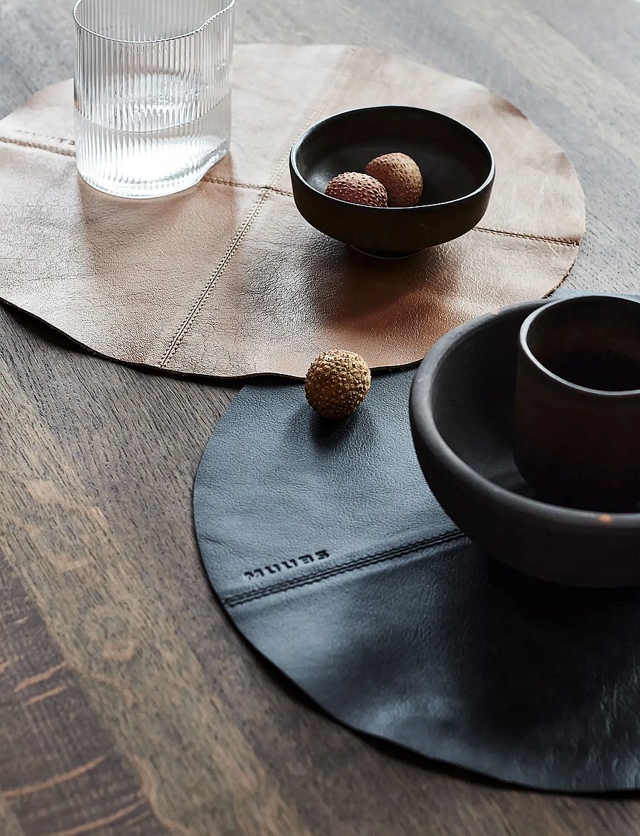 Muubs - Placemat Camou Round - platzdeckchen - black - 4
