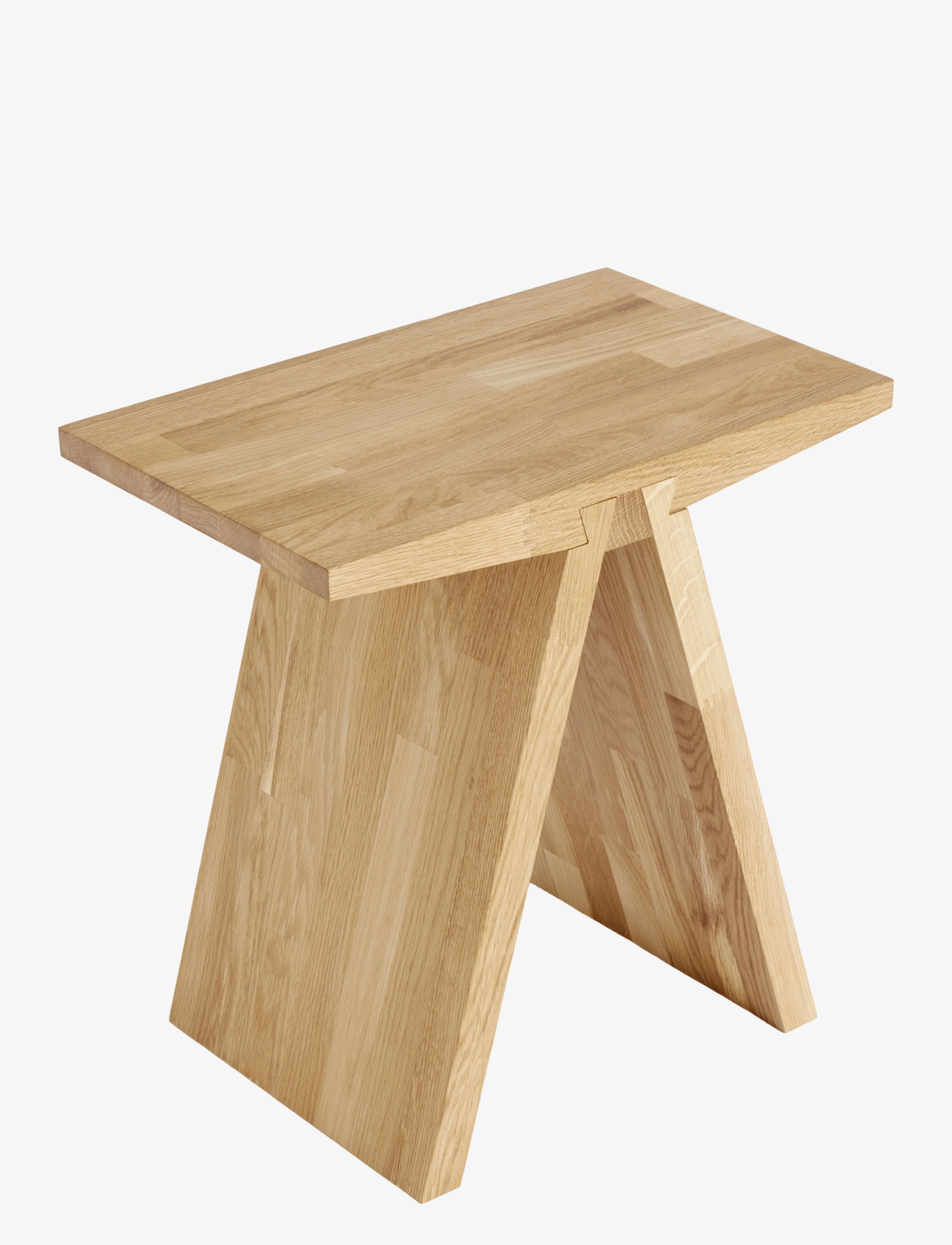 Muubs - Stool Angle Natural/Oil - Natural/oil - sānu galdiņi un mazie galdiņi - natur/olie - 2