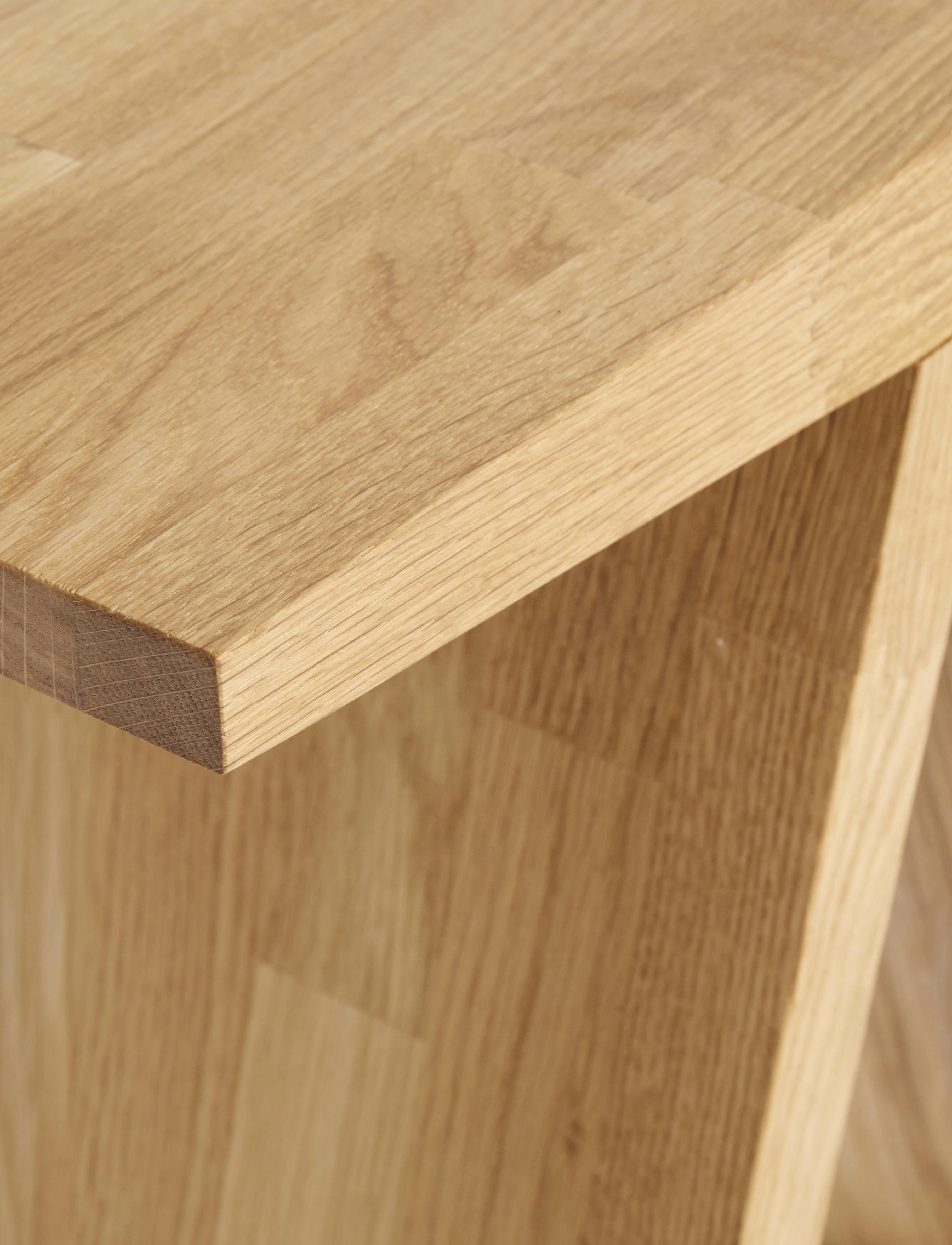 Muubs Taburet Angle, 29X 45X 45 cm, Tables, Beige - Side Tables & Small Homeware