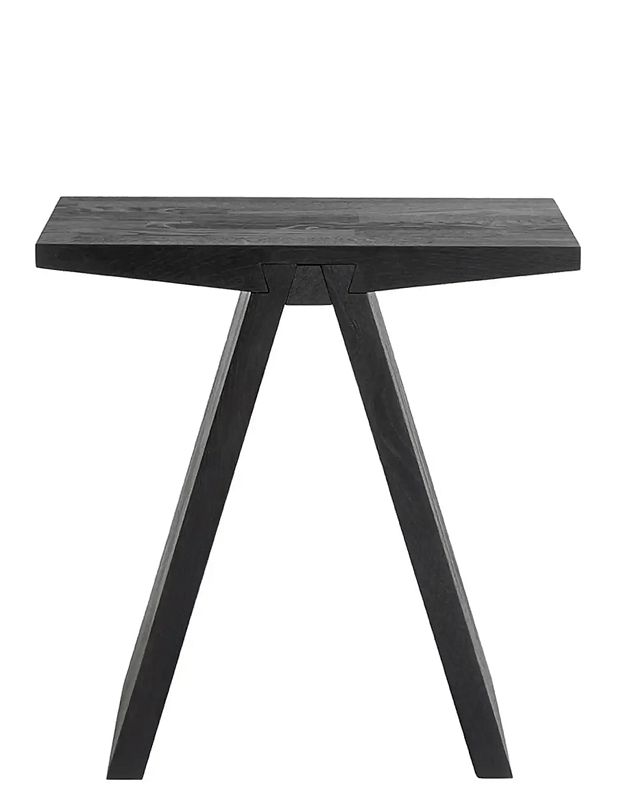 Muubs - Stool Angle Black - Black stain/oil - beistelltische & kleine tische - black - 1
