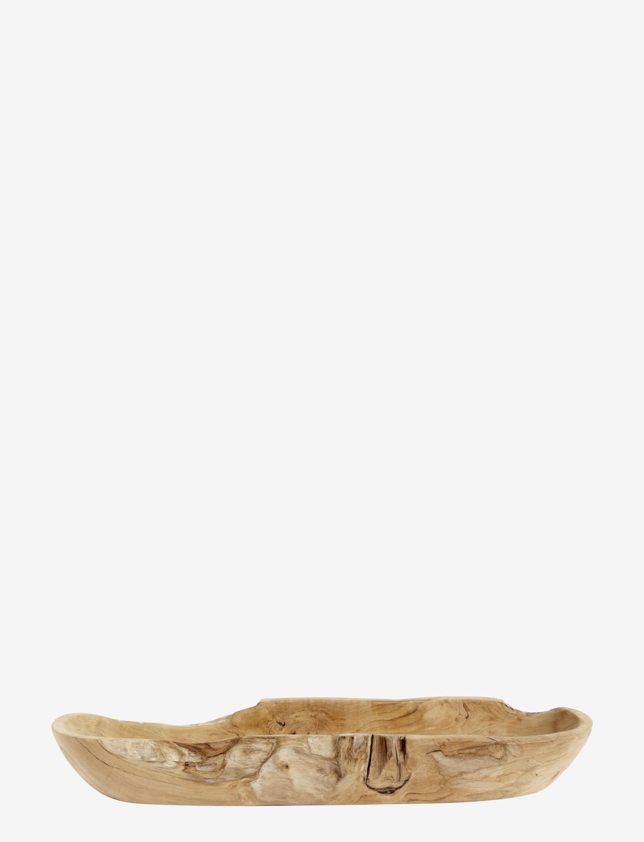 Muubs Bowl Rustic Oval, 15X45X8 cm, Brown, Skåle Og Serveringsfade > Frugtskåle, Unisex