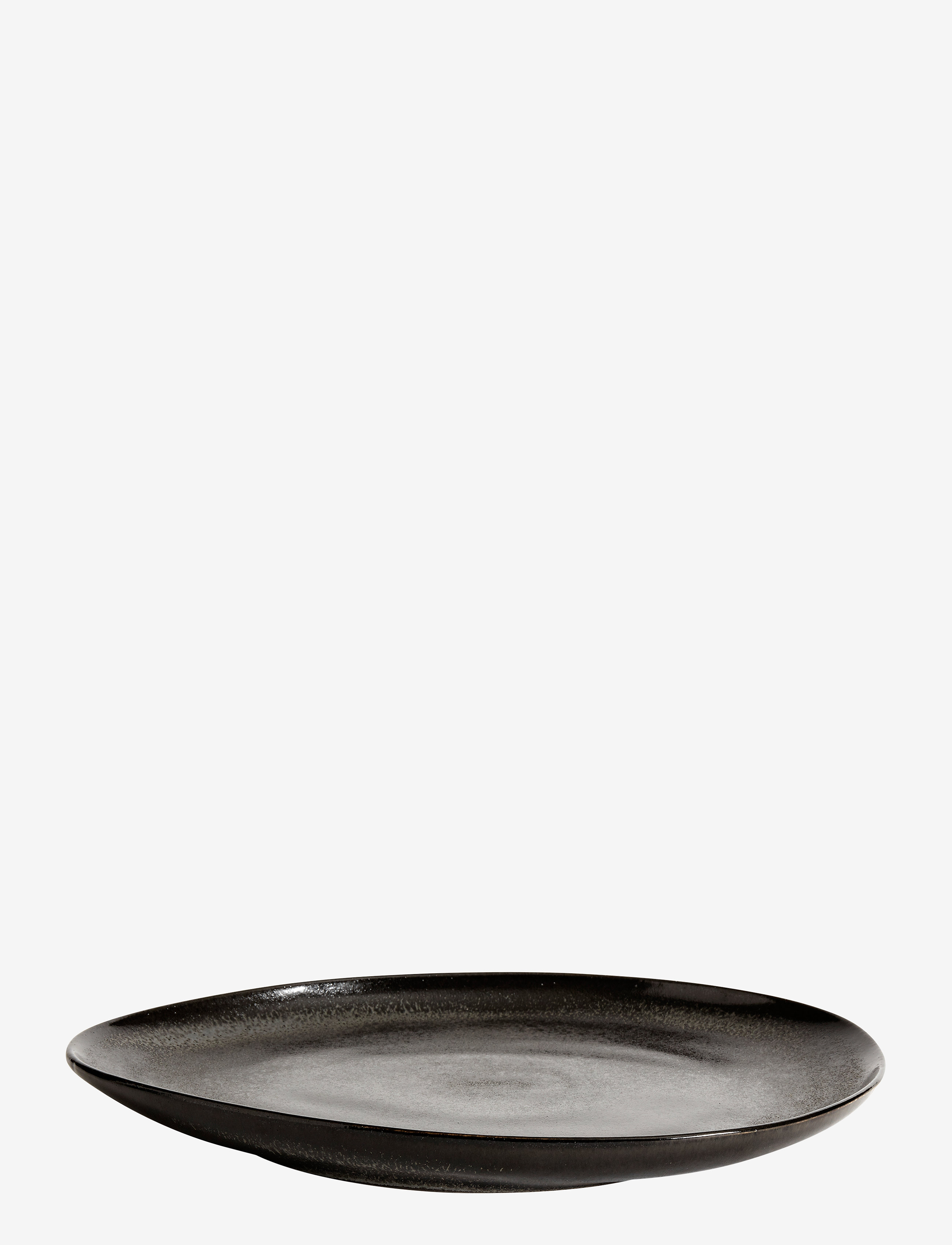 Muubs Middagstallerken Mame, Dinner Plade, Sort, Str: Ø 24 CM