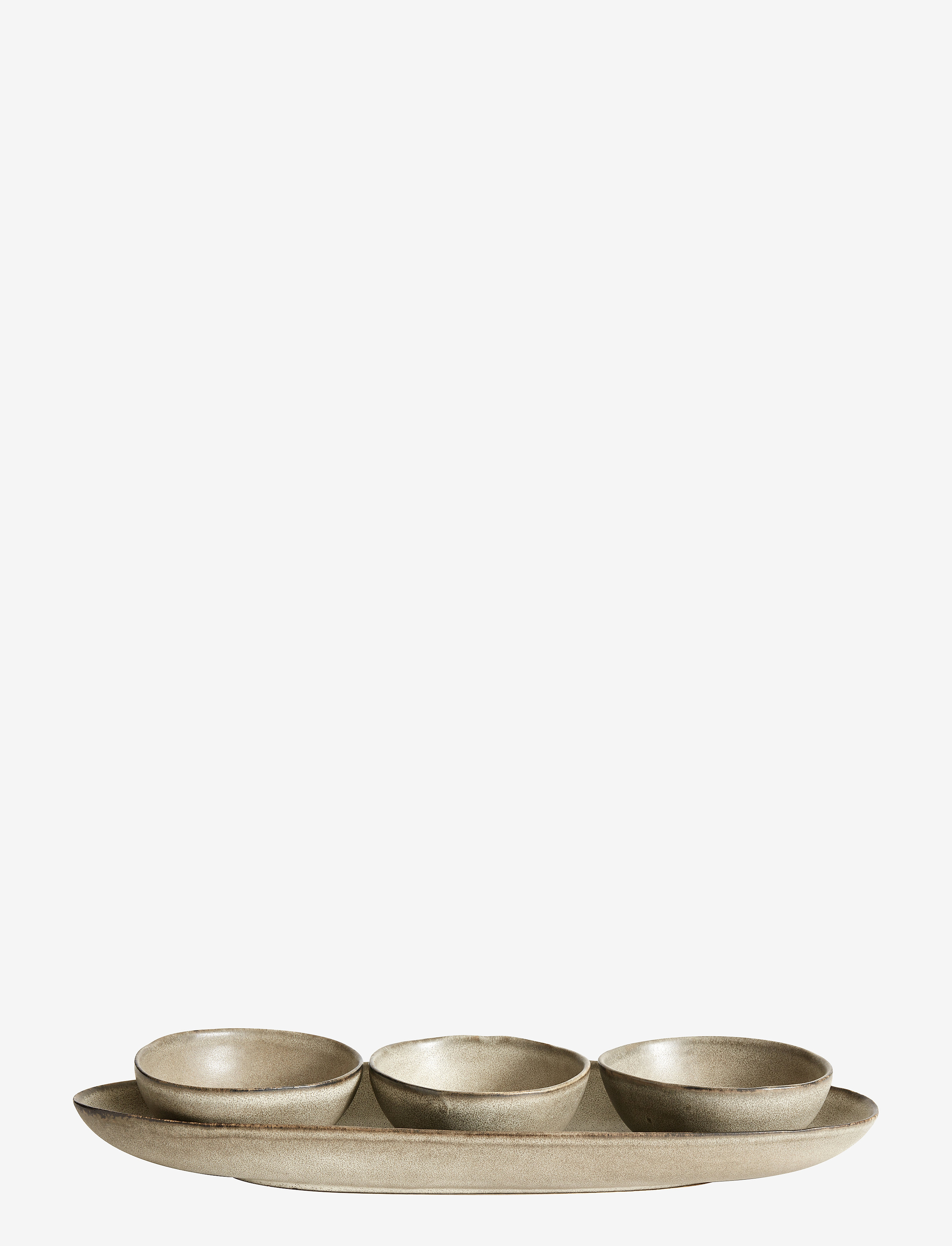 Muubs - Long oval tray Mame - serveringsfat & uppläggningsfat - Østers - 3