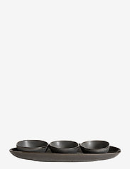 Muubs - Long oval tray Mame - de laveste prisene - kaffe - 3
