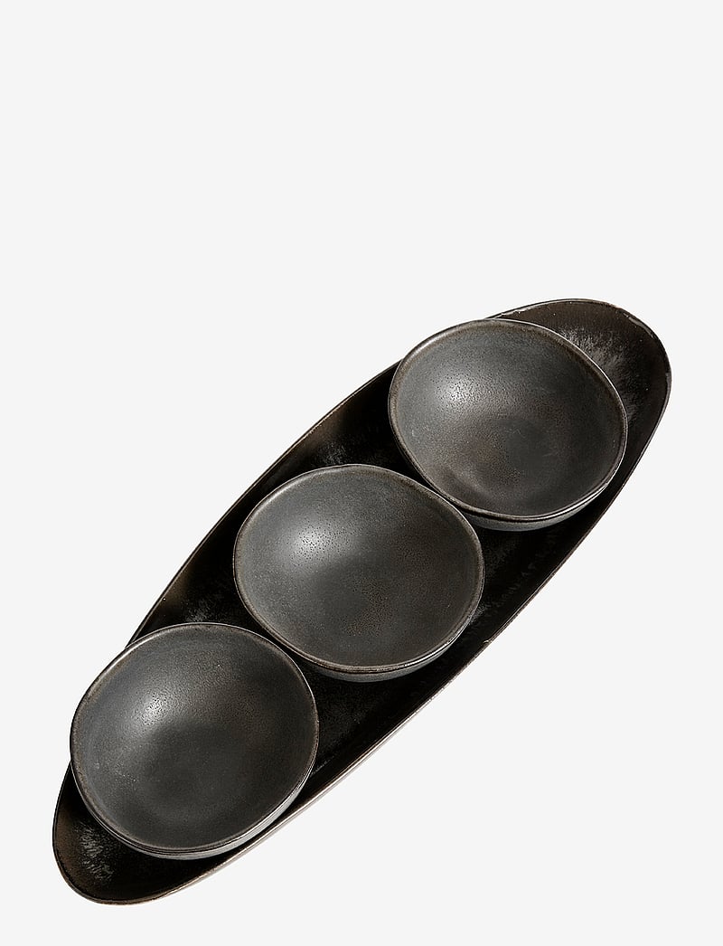Muubs - Long oval tray Mame - servierplatten - kaffe - 5
